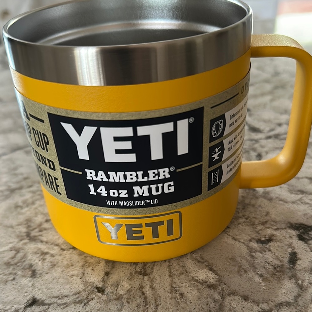 YETI Rambler 14oz Mug in Alpine Yellow